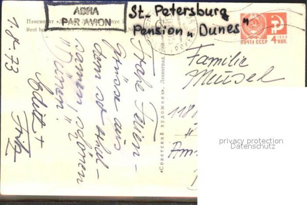 St Petersburg Leningrad Pension Dunes – Bild 2