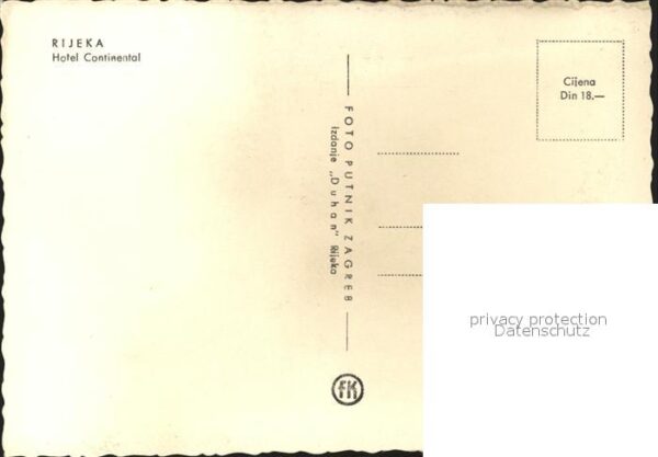 Rijeka Fiume Hotel Continental – Bild 2