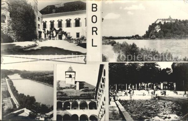 Borl Teilansichten Schloss Drau Schwimmbad