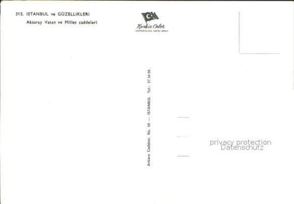 Istanbul Constantinopel Aksaray Vatan ve Millet caddeleri – Bild 2