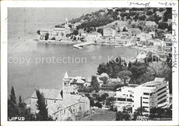 Lopud Dubrovnik Blick auf den Hafen