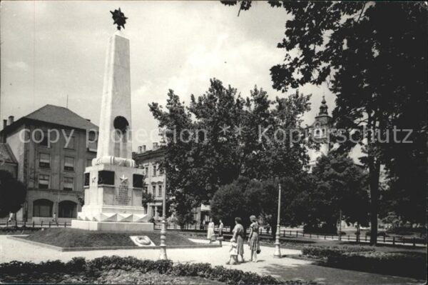 Szeged Sowjetdenkmal Szechenyi Platz