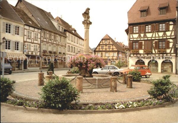 Molsheim Place de Hotel Ville Fontaine Monumenta