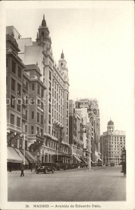 Madrid Spain Avenida de Eduardo Dato