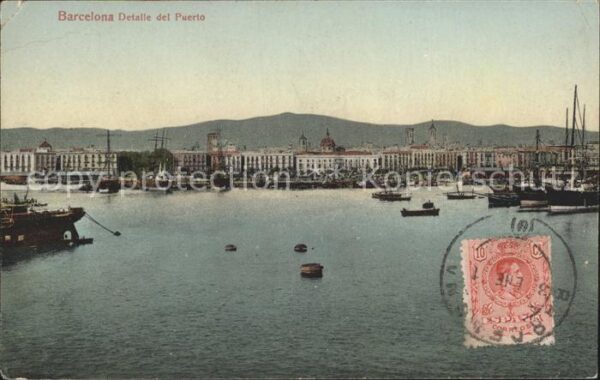 Barcelona Cataluna Detalle del Puerto