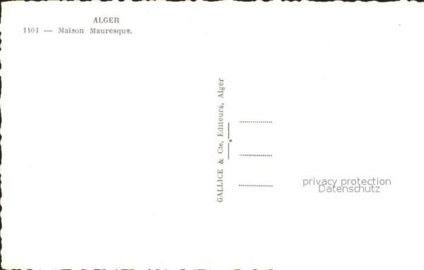 Alger Algerien Maison Mauresque – Bild 2
