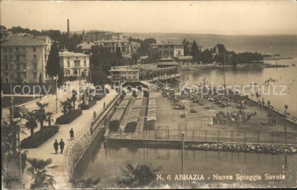 Opatija Abbazia Nuova Spiaggia Savoia