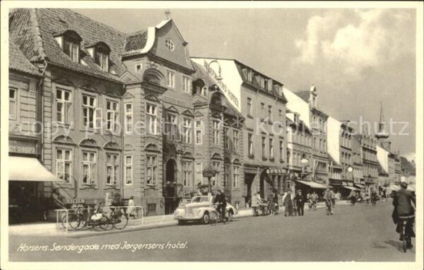 Horsens Sondergade med Jorgensens Hotel
