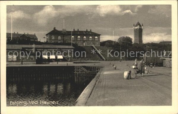 Esbjerg Ved Havnen Hafenpartie
