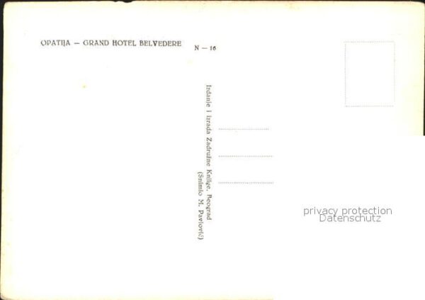 Opatija Abbazia Grand Hotel Belvedere – Bild 2