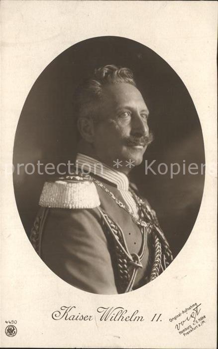 Wilhelm II Foto-NPG-Nr. 4490