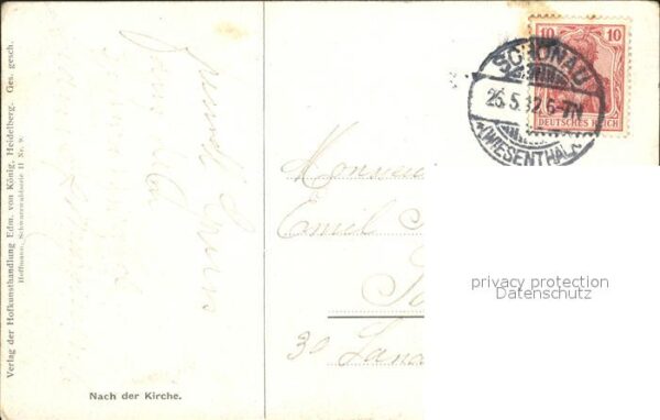 Hoffmann Heinrich Nr. 9 Nach der Kirche Trachten Schwarzw – Bild 2