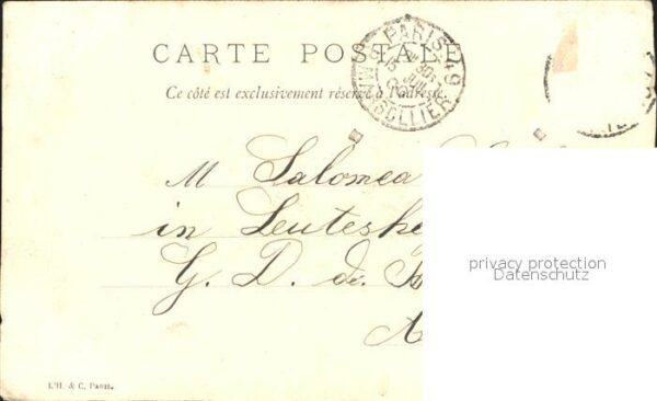 Exposition Universelle Paris 1900 Porte Monumentale Litho – Bild 2