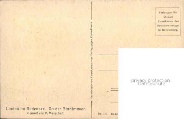 Marschall Vinzenz Lindau im Bodese An der Stadtmauer – Bild 2