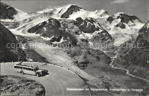 Postbus Sustenstrasse Steingletscher Gwächtenho