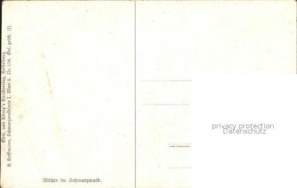 Hoffmann Heinrich Nr. 178 Mühle im Schwarzwald – Bild 2