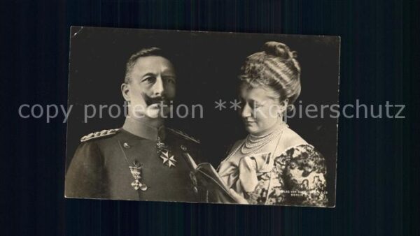 Wilhelm II Kaiserin Auguste Viktoria