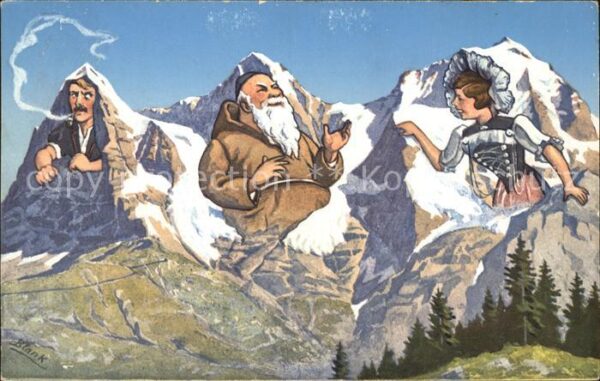 Berggesichter Eiger-Mönch-Jungfrau