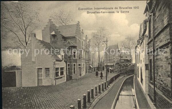 Exposition Universelle Bruxelles 1910 Bruxelles-Kermesse Senne