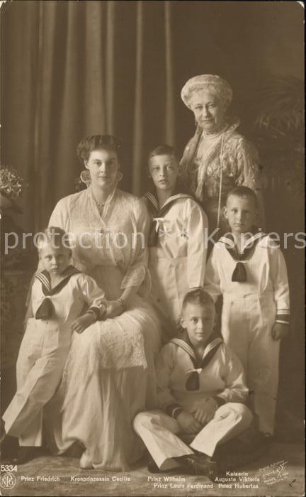 Adel Preussen Kronprinzessin Cecilie Kaiserin Auguste