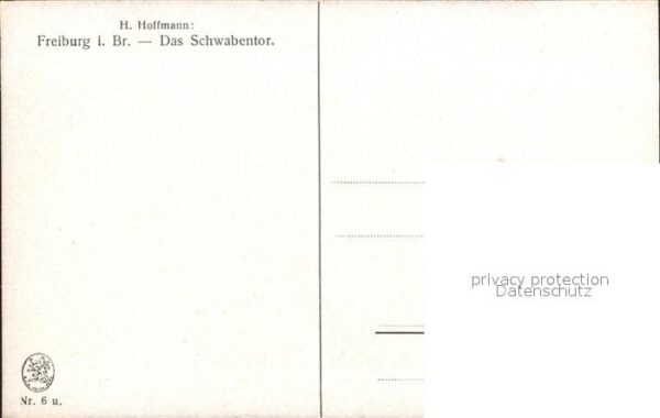 Hoffmann Heinrich Freiburg im Breisgau Schwabentor – Bild 2