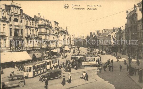 Strassenbahn Anvers Place de Meir