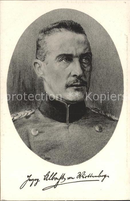 Adel Wuerttemberg Herzog Albrecht von Württemberg