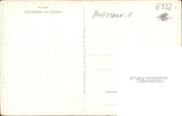 Hoffmann Heinrich Hirschhorn am Neckar Nr. 664 – Bild 2