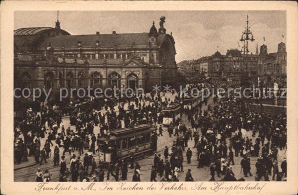 Strassenbahn Frankfurt am Main Hauptbahnhof Verkehr