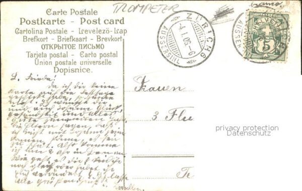 Trompeter Scheffel Margarete Vater Litho – Bild 2