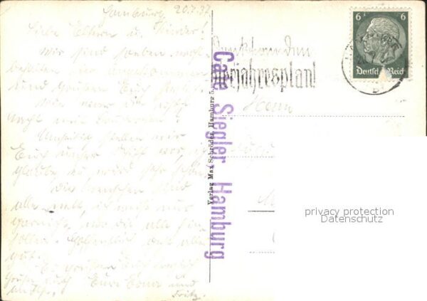 Dampfer Oceanliner Monte Olivia Hamburg – Bild 2