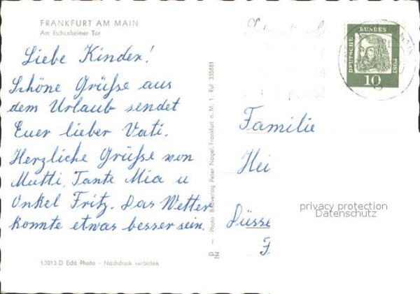 Strassenbahn Frankfurt am Main Eschheimer Tor – Bild 2