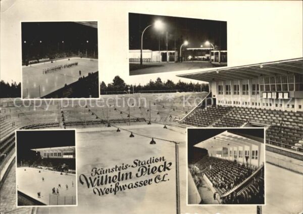 Eiskunstlauf Kunsteis-Stadion Wilhelm Pieck Weisswas