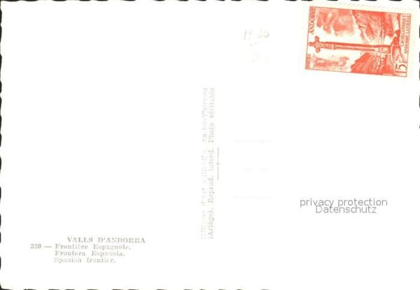 Grenze Douane Zoll Valls d_Andorra Spanien – Bild 2