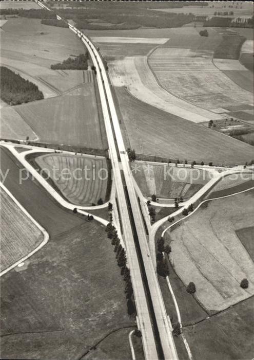 Autobahn Autobahnkreuz Thiendorf Fliegeraufnahme