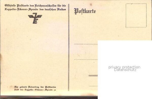 Persoenlichkeiten Hugo Eckener Spendenkarte – Bild 2