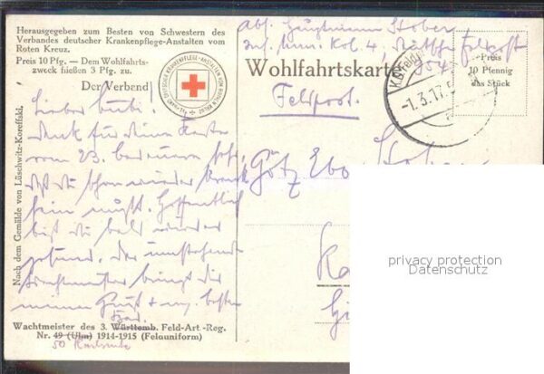 Rotes Kreuz Wachtmeister 3. Württembergisches-Felda – Bild 2