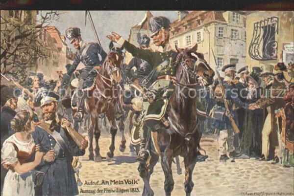Militaria Deutschland Kriegerbund Freiwillige 1813