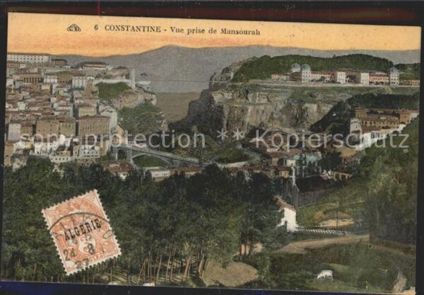 Constantine Algerien Vue prise de Mansourah