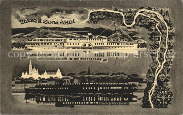 Budapest Schiff auf Donau