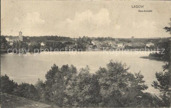 Lagow Ostbrandenburg Seeansicht