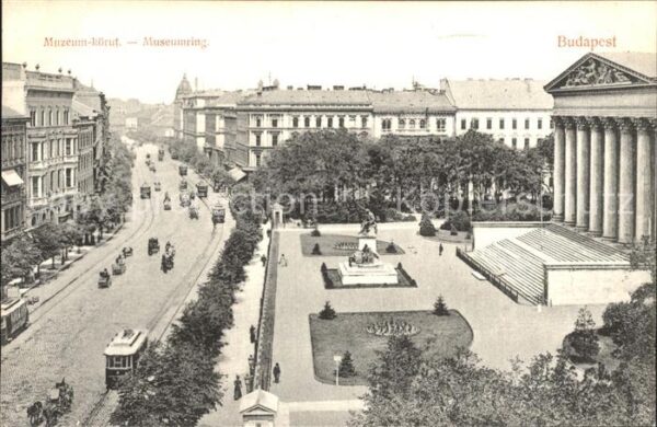 Budapest Mueseumsring Strassenbahn