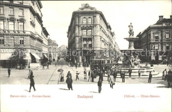 Budapest Baross-Strasse und Ullöer-Strasse Stras