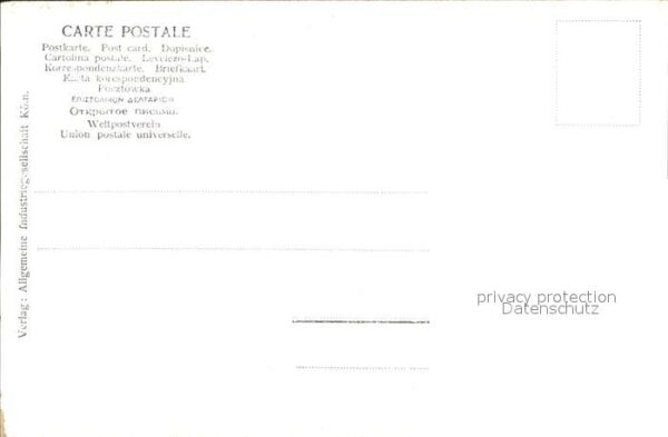 Stettin Szczecin Pommern Postdirektion am Paradeplatz – Bild 2