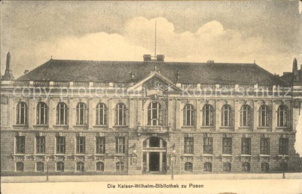 Posen Poznan Kaiser Wilhelm Bibliothek