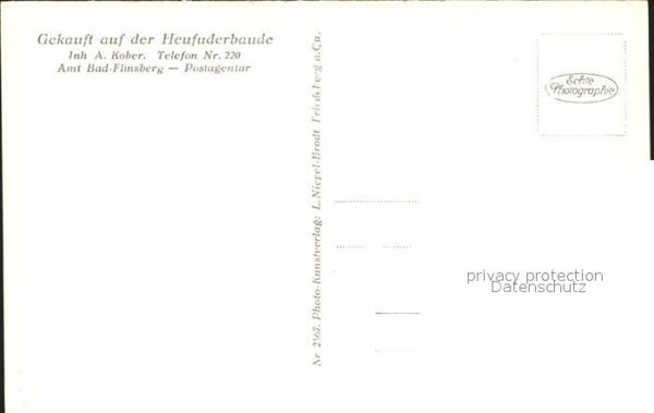 Bad Flinsberg Swieradow Zdroj Heufuderbaude – Bild 2