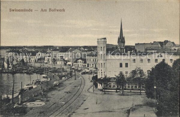 Swinemuende Ostseebad Westpommern Am Bollwerk