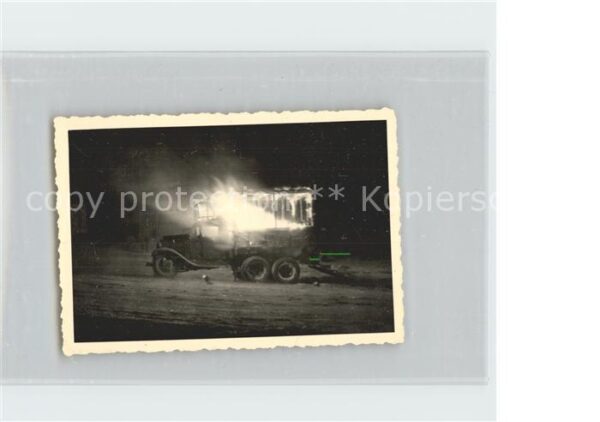 Russland brennendes Auto