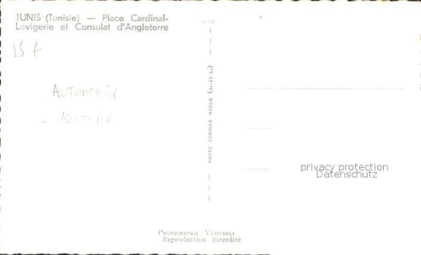 Tunis Place Cardinal Lavigrie et Consulat d_A – Bild 2