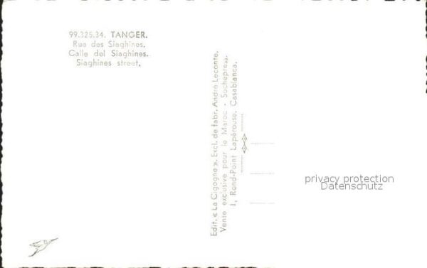 Tanger Tangier Tangiers Rue des Siaghines – Bild 2